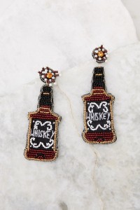 Make It Two Brown Beaded Earrings product