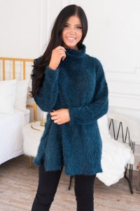Falling For Chenille Modest Sweater product