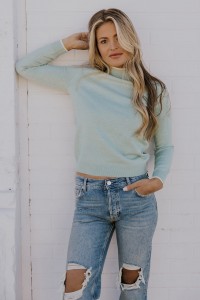 The Alette Mock Neck Top product