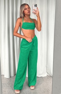 Only One Terry Pants Green product