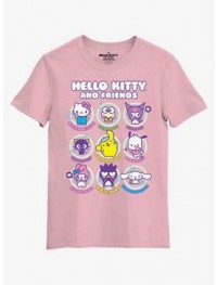 Hello Kitty And Friends Selfie Boyfriend Fit Girls T-Shirt product