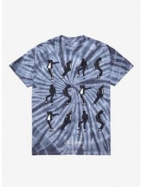 Michael Jackson Poses Tie-Dye Boyfriend Fit Girls T-Shirt product