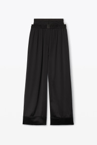LAYERED BOXER PANT IN SILK CHARMEUSE product