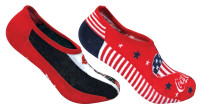 Coca Cola - 2 Pairs Ladies Colourful Novelty Low Cut No Show Invisible Trainer Socks product