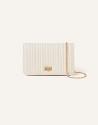 QUILTED CHAIN SHOULDER BAG CREAM product