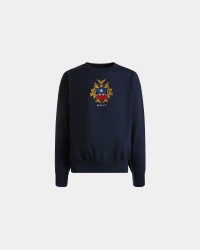 Sweatshirt in Navy Blue Cotton product