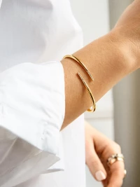 Melissa Cuff Bracelet - Gold/Pavé product