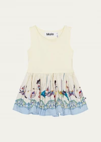 MOLO Girl's Sea Carousel Cordelia Dress, Size 6M-4T product