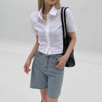 Short-Sleeved Button-Up Shirt product