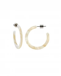 Mini Hoops in Ivory product