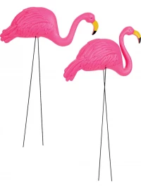 Set of 2 Large 26" Pink Flamingo Party Decoration Yard Ornaments product