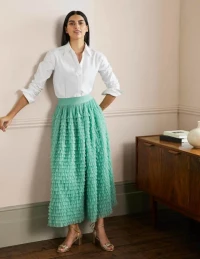 Tulle Midi Skirt Soft Green product