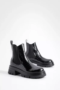 CLEATED SOLE CHUNKY CHELSEA BOOTS product