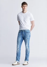 Slim Ash Men's Jeans, Veined and Rugged - BM22865 product