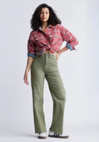 High Rise Wide Leg Adele Women's Pants in Olive - BL15883 product