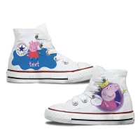 Peppa Pig! Custom Converse Kids & Toddler product