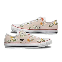 Floral Pattern Custom Converse product