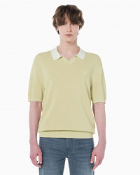 Men's Logo Open Collar Polo Short Sleeve Sweater product