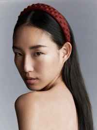 Spike Textured Headband - Red product