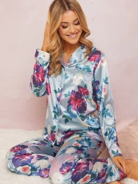 Floral Pyjama Set in Blue product