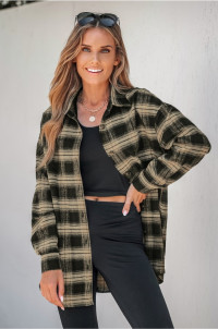 Plaid Long Sleeve Flannel Shirt product