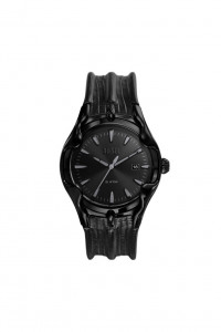 Dz2193 Vert three-hand date black leather watch product