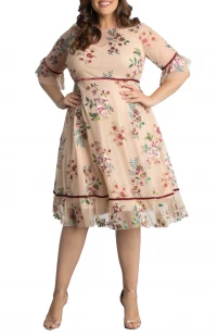 WILDFLOWER EMBROIDERED DRESS - PLUS product