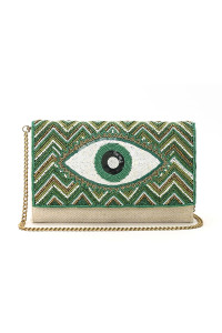 AMERICA & BEYOND Sequin Evil Eye Clutch product