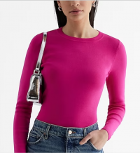 Silky Soft Fitted Ribbed Crew Neck Sweater product