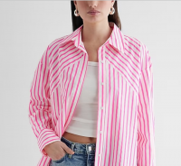 Poplin Striped Boyfriend Portofino Shirt product