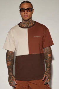 Business Class Short Sleeve Tee - Brown/combo product