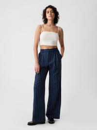 365 High Rise Linen-Cotton Trousers product