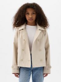 Kids Cropped Trench Coat product