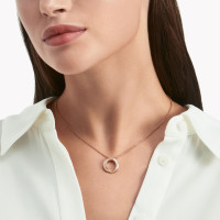 Spiral Pavé Diamond Pendant product