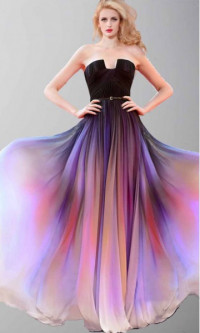 Sunset Purple Ombre Prom Dresses product