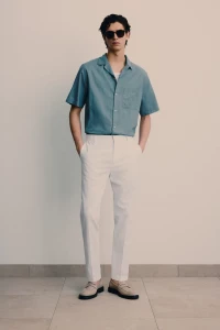 Regular Fit Linen-blend Shirt product