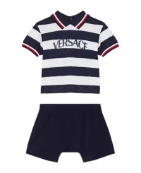 Versace Nautical Stripe Polo Set product