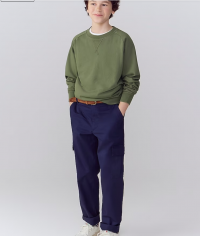 Kids' cargo pant in stretch twill product