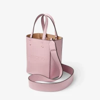 Lenny North-South S Rose Embossed Leather Tote Bag product