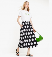 Pom Pom Floral Skirt product