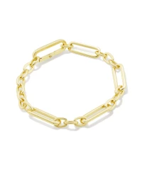 Heather Link and Chain Bracelet in Gold product