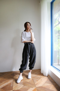 Unisex Hanbok Chosun Pants Black product