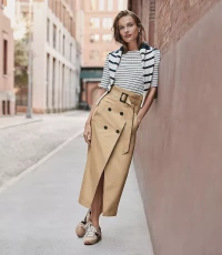 Trench Wrap Pocket Skirt product