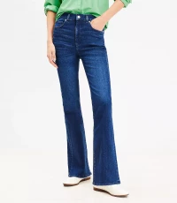 High Rise Slim Flare Jeans in Dark Wash product