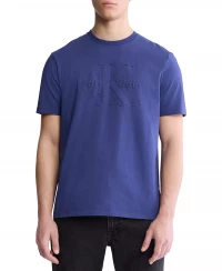 CALVIN KLEIN Men's Regular-Fit Embossed Monogram Logo Graphic T-Shirt product