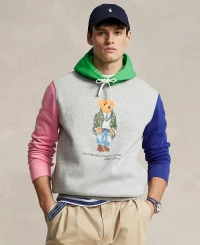 POLO RALPH LAUREN Men's Polo Bear Color-Blocked Fleece Hoodie product