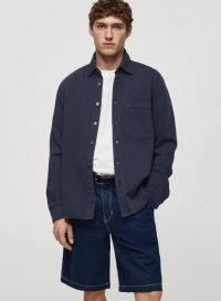 Regular-fit overshirt with pocket product
