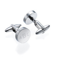 Personalized Round Letter Cufflinks product