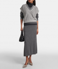 BRUNELLO CUCINELLI Linen-blend sweater vest product