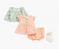 Cardigan, Tunic, Bloomers and Socks Set Nicole Miller Baby product